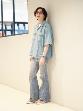 「BeAMS DOT（ビームスドット）のアイテム」を使った、SUDOさん（メンズ・186cm）の春コーディネート