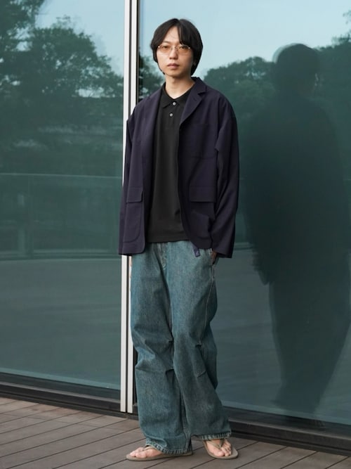別注】Gramicci / デニム オーバーパンツ（デニムパンツ