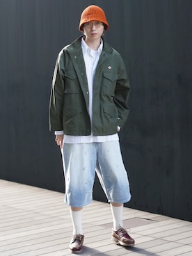 「アイテム（ブルゾン）」を使った、SUDOさん（メンズ・186cm）の冬コーディネート