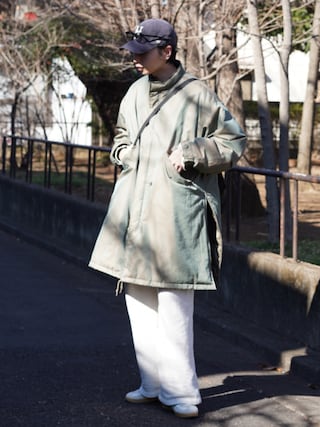 BEAMS（ビームス）の「BEAMS / シャンブレー ダウン モッズコート