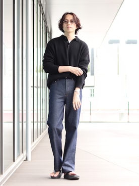 「A.P.C.（アーペーセー）のアイテム」を使った、SUDOさん（メンズ・186cm）の夏コーディネート