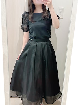 【未使用】セルフォード　ミラーレースアシンメトリーギャザースカート　レース　38 未使用】セルフォード ミラーレースアシンメトリーギャザー