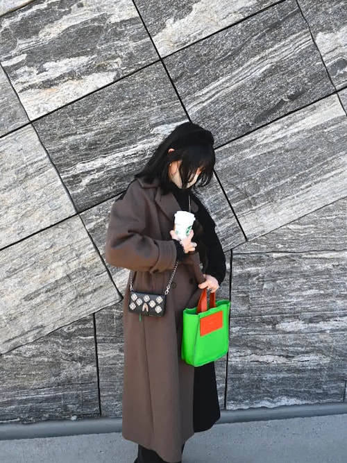 UNITED TOKYO ダブルビッグカラー3WAYスタンドコート　グリーン UNITED TOKYO ダブルビッグカラー3WAYスタンドコート グリーン