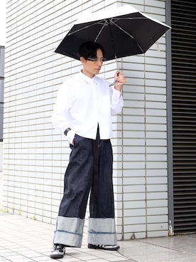 「A.D.S.R.（エーディーエスアール）のアイテム」を使った、neederさん（メンズ・165cm）の夏コーディネート