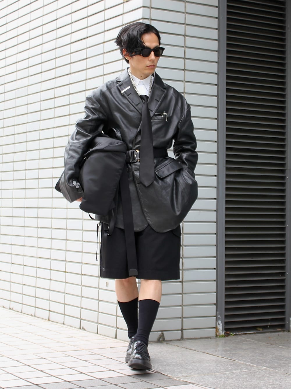 KISHIDAMIKI キシダミキ チェーン ネクタイ 黒 ブラック chain tie - black | KISHIDAMIKI