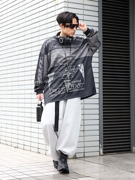 「PRADA（プラダ）のアイテム」を使った、neederさん（メンズ・165cm）の夏コーディネート