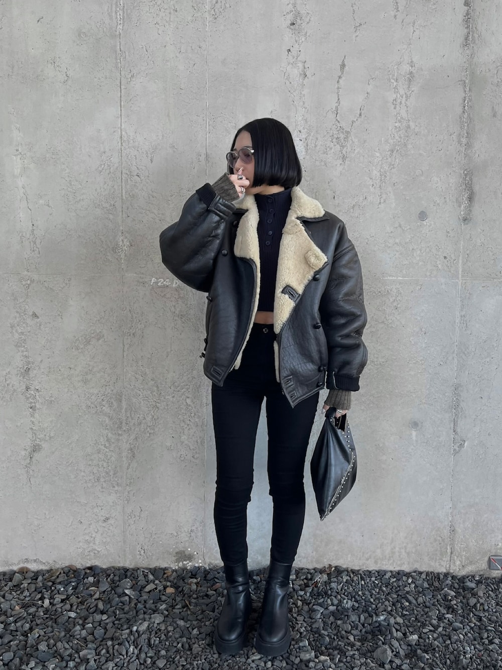 説明欄必読【レア】ビンテージ カナダ製 ムートンジャケット ムートン  