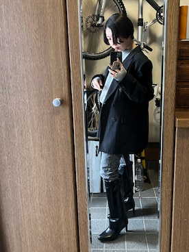 yunaさん（レディース・157cm）の冬コーディネート