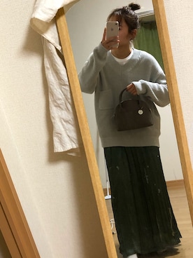 「LAURA DI MAGGIO（ローラディマッジオ）のアイテム」を使った、ユさん（レディース・152cm）の冬コーディネート