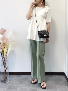 紗衣さん(レディース・158cm)の春コーディネート