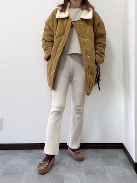 「Chillfar（チルファー）のアイテム（ジャケット/アウター）」を使った、紗衣さん（レディース・158cm）の秋コーディネート