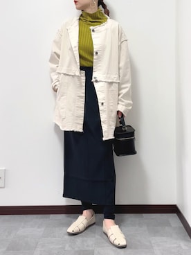 紗衣さん（レディース・158cm）の冬コーディネート