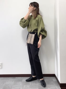 紗衣さん（レディース・158cm）の秋コーディネート