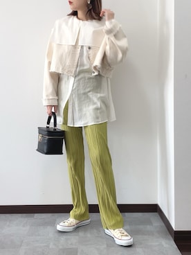 紗衣さん(レディース・158cm)の春コーディネート