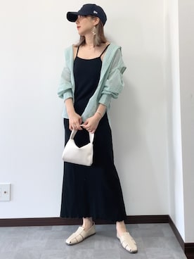 「apres jour mignon（アプレジュールミニョン）のアイテム（ワンピース/ドレス）」を使った、紗衣さん（レディース・158cm）の春コーディネート