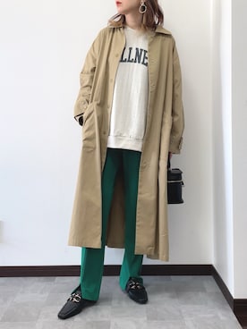 「reca（レカ）のアイテム（スウェット）」を使った、紗衣さん（レディース・158cm）の冬コーディネート