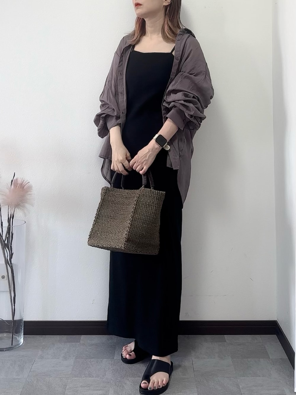 ユナイテッドアローズ　UWSC ABACA スクエア トートバッグ　カゴバッグ UNITED ARROWS（ユナイテッドアローズ）の「UWCS ABACA スクエア