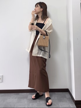 紗衣さん(レディース・158cm)の夏コーディネート