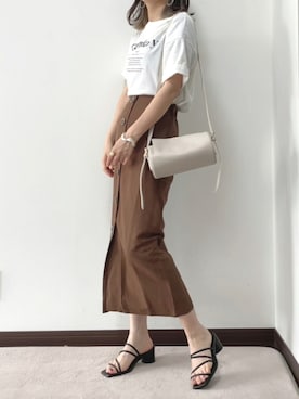 「DHOLIC STYLE（ディーホリックスタイル）のアイテム」を使った、紗衣さん（レディース・158cm）の夏コーディネート