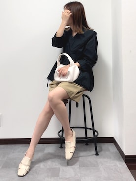 「a:mure（アミュール）のアイテム」を使った、紗衣さん（レディース・158cm）の夏コーディネート