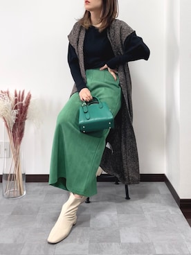 紗衣さん（レディース・158cm）の秋コーディネート