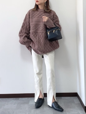 紗衣さん（レディース・158cm）の秋コーディネート