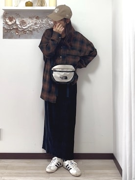 紗衣さん(レディース・158cm)の秋コーディネート