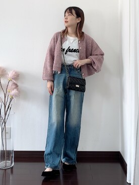 「H&M（エイチ・アンド・エム）のアイテム（パンツ）」を使った、紗衣さん（レディース・158cm）の秋コーディネート