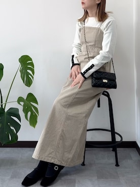 「PHILLY（フィリー）のアイテム（バッグ）」を使った、紗衣さん（レディース・158cm）の冬コーディネート