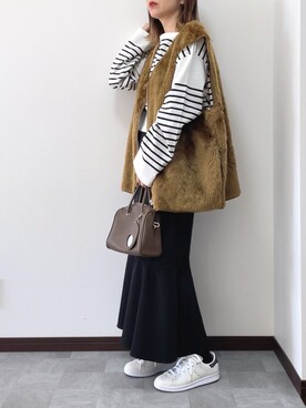 紗衣さん(レディース・158cm)の冬コーディネート