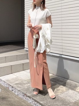 「OLIVE des OLIVE（オリーブデオリーブ）のアイテム」を使った、紗衣さん（レディース・158cm）の春コーディネート