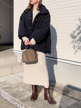 紗衣さん(レディース・158cm)の秋コーディネート