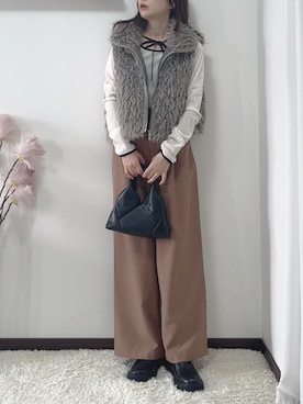紗衣さん（レディース・158cm）の秋コーディネート
