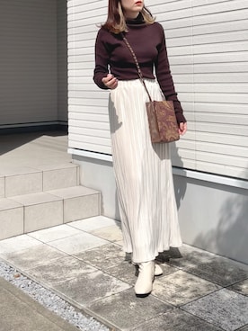 紗衣さん（レディース・158cm）の秋コーディネート