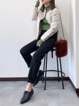 紗衣さん（レディース・158cm）の秋コーディネート