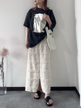 「お出かけスタイル」｜紗衣さん（レディース・158cm）の夏コーディネート