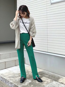 紗衣さん（レディース・158cm）の夏コーディネート