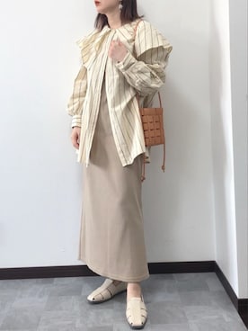 紗衣さん(レディース・158cm)の春コーディネート