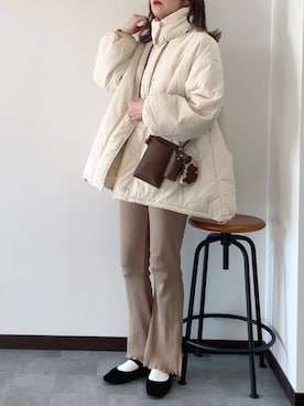 紗衣さん（レディース・158cm）の冬コーディネート