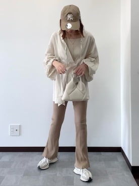 「CENE」｜紗衣さん（レディース・158cm）の春コーディネート