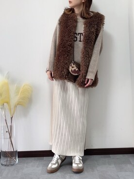 紗衣さん（レディース・158cm）の秋コーディネート