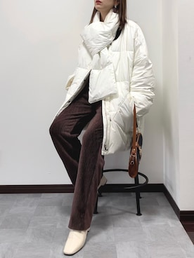 「Baginning(バッグリング)のアイテム」を使った、紗衣さん(レディース・158cm)の秋コーディネート