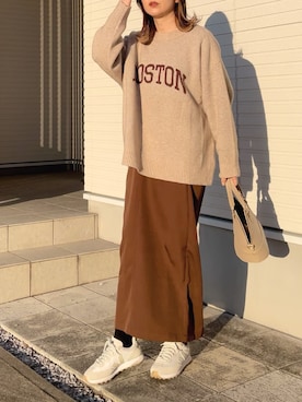 紗衣さん（レディース・158cm）の秋コーディネート