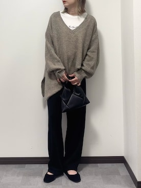 紗衣さん(レディース・158cm)の秋コーディネート