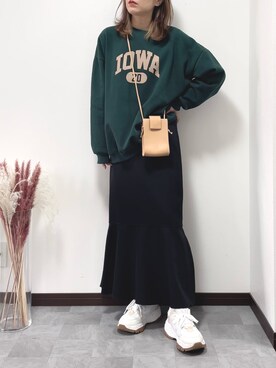 「AKIII CLASSIC（アキクラシック）のアイテム」を使った、紗衣さん（レディース・158cm）の秋コーディネート