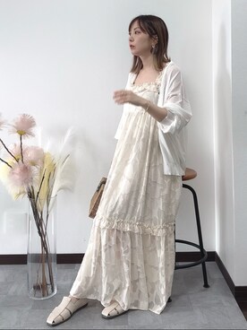 紗衣さん（レディース・158cm）の夏コーディネート