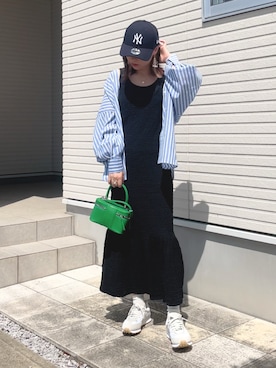 紗衣さん（レディース・158cm）の春コーディネート