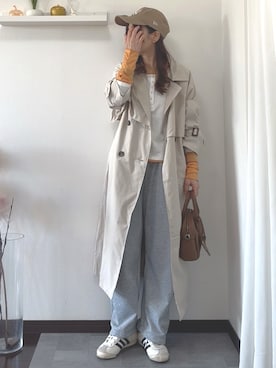 紗衣さん（レディース・158cm）の春コーディネート