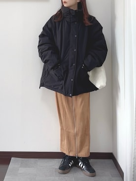 「アイテム（ブルゾン）」を使った、紗衣さん（レディース・158cm）の秋コーディネート