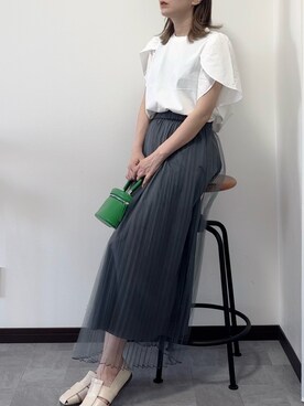 紗衣さん(レディース・158cm)の夏コーディネート